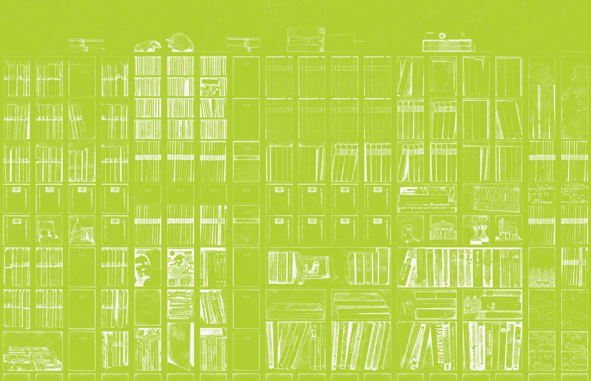 books-and-music green - designer