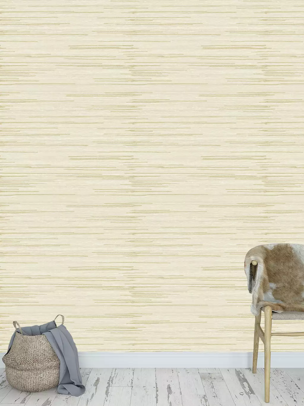 Kari, col. 01 - Grafische Muster - Moderne Muster - Creme - Hellbraun - Èlitis