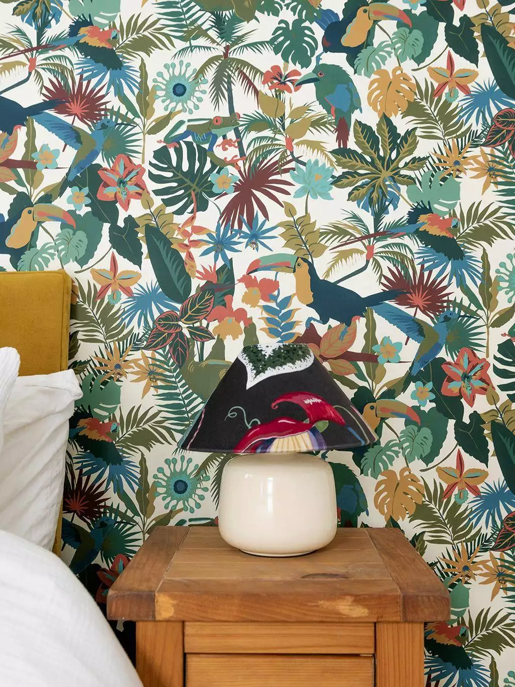 Selva Wallpaper in Peacock