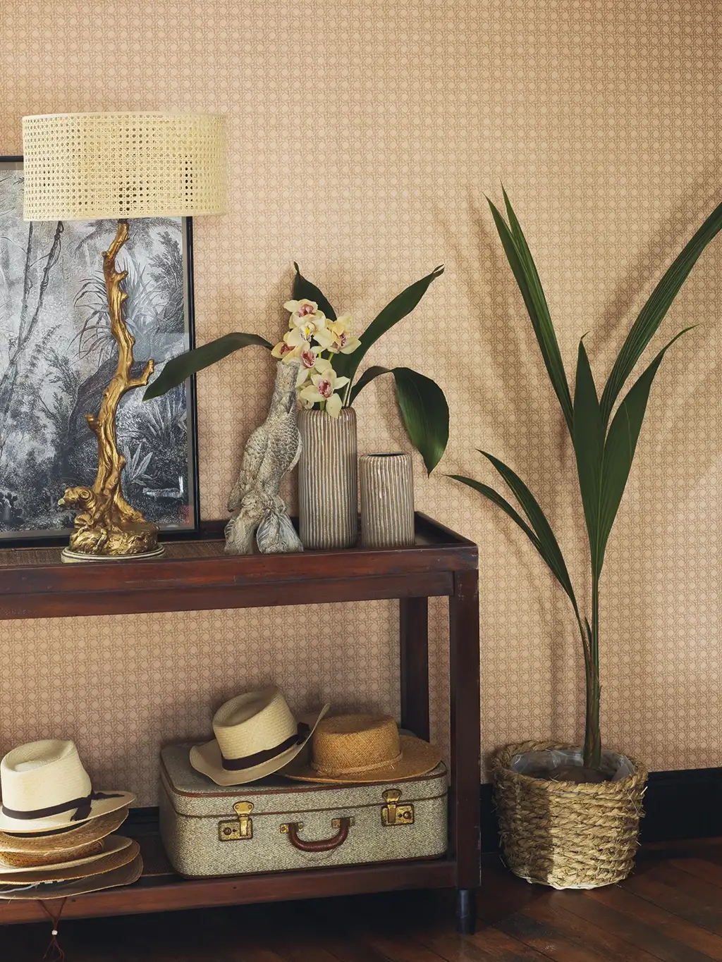 Raumbild Paja, col. 10 - Früchte - Hellbraun - Casadeco