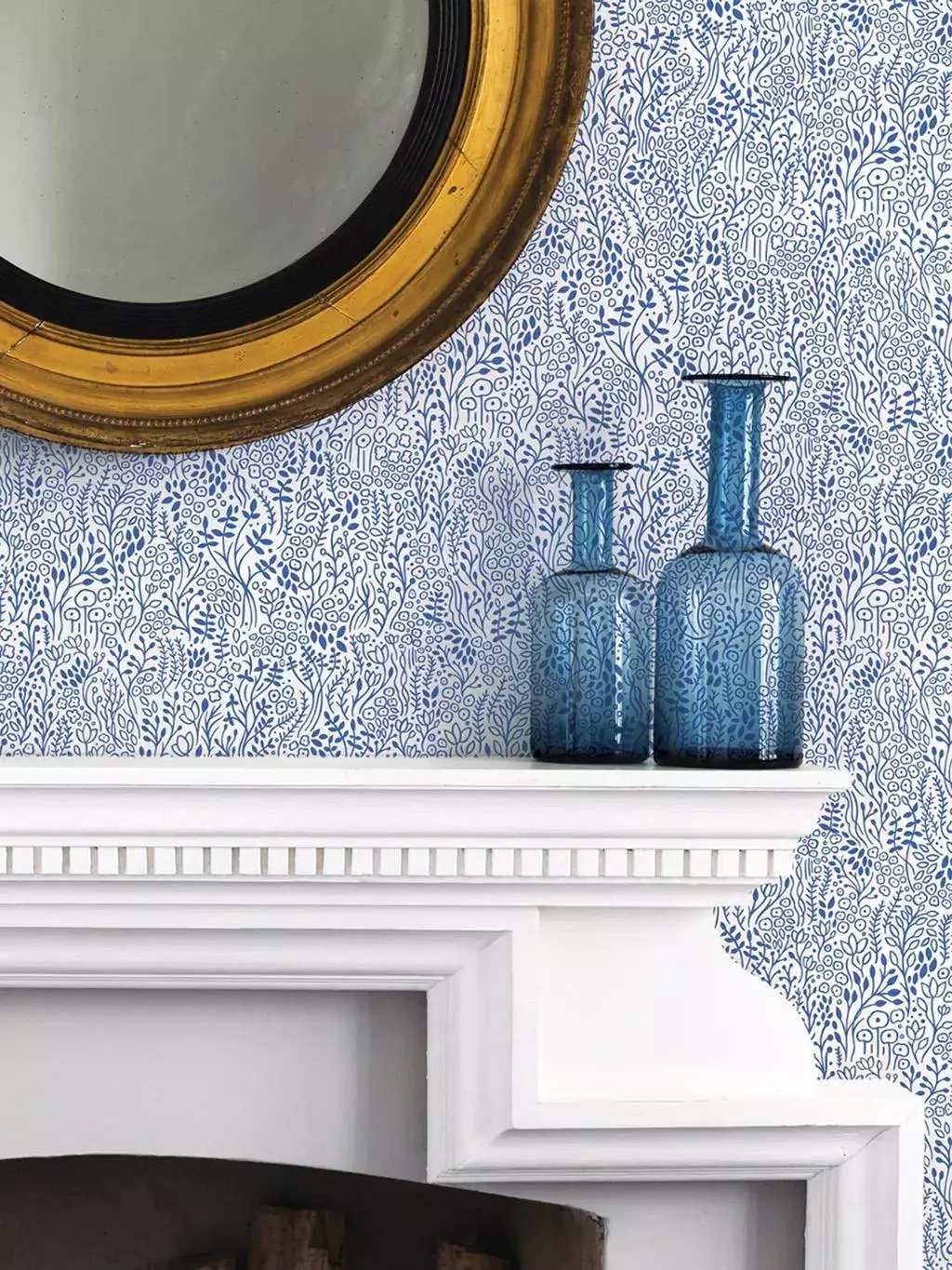 Coastal Meadow, cobalt blue