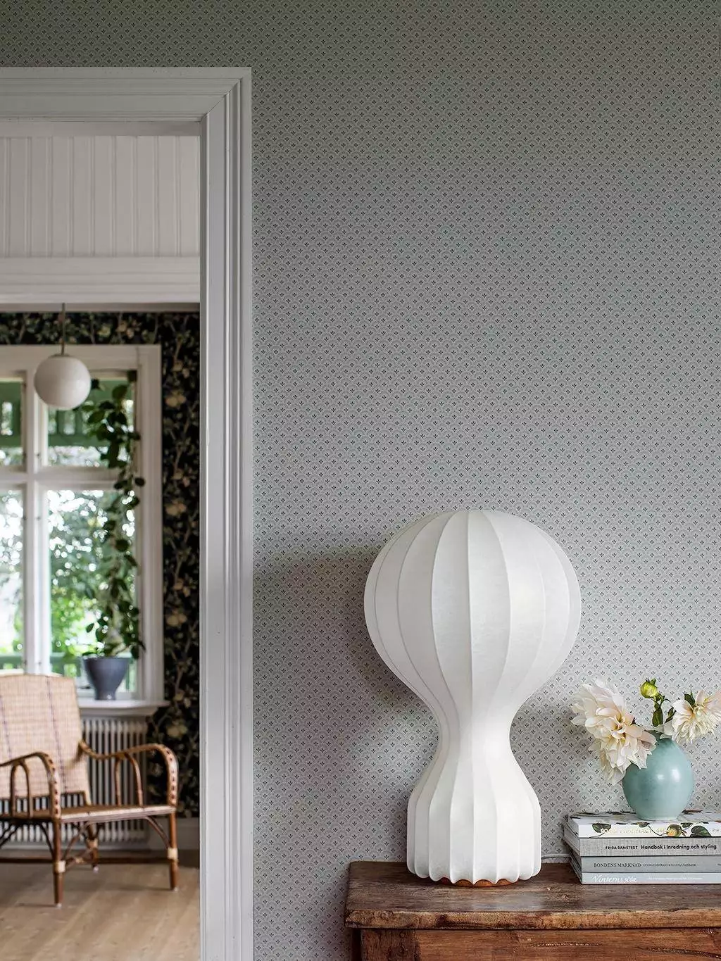 Daisy, col. 5 - Rauten - Blau - Grau - Borastapeter