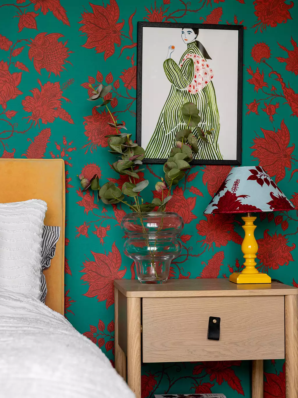 Hermosa Wallpaper in Malachite/Jasper