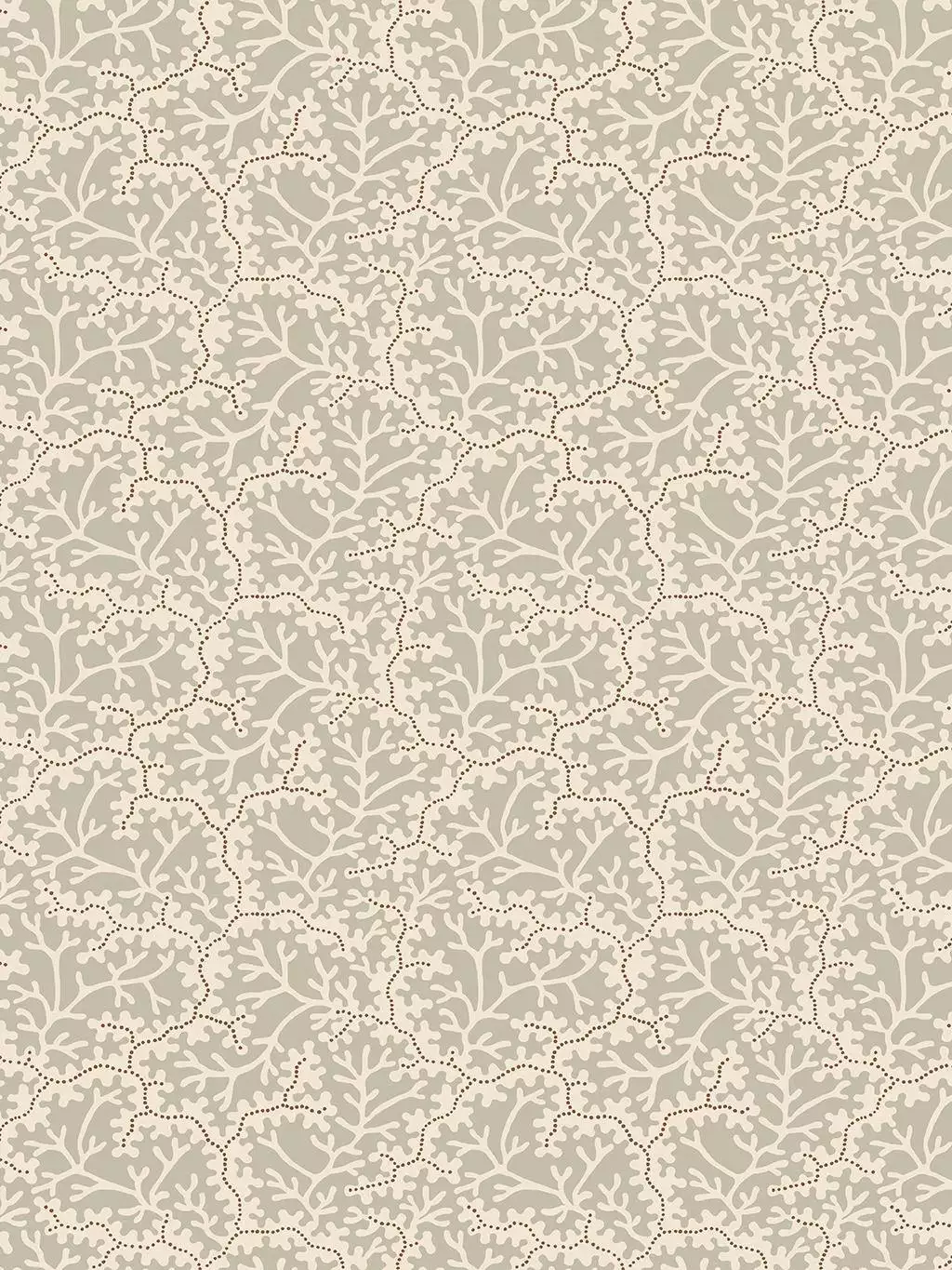 Coral, garden green