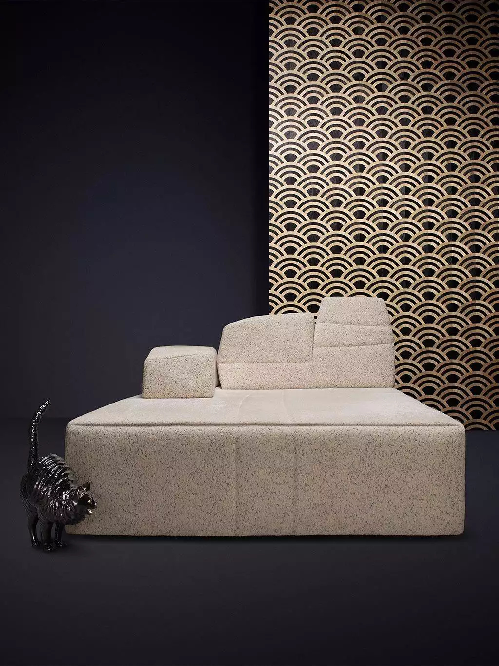 Lucky Os - Grafische Muster - Kreise - Creme - Schwarz - ARTE