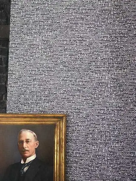 Tweed, col.17 - Stofftapeten - Grau - Schwarz - Weiß - Cole & Son