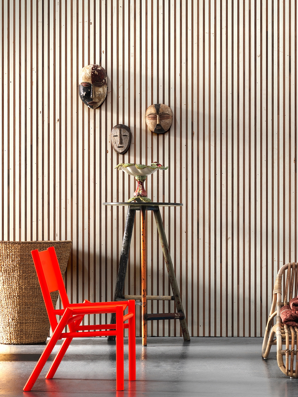 Timber stripes wallpaper, col. 03 - tapeten mit