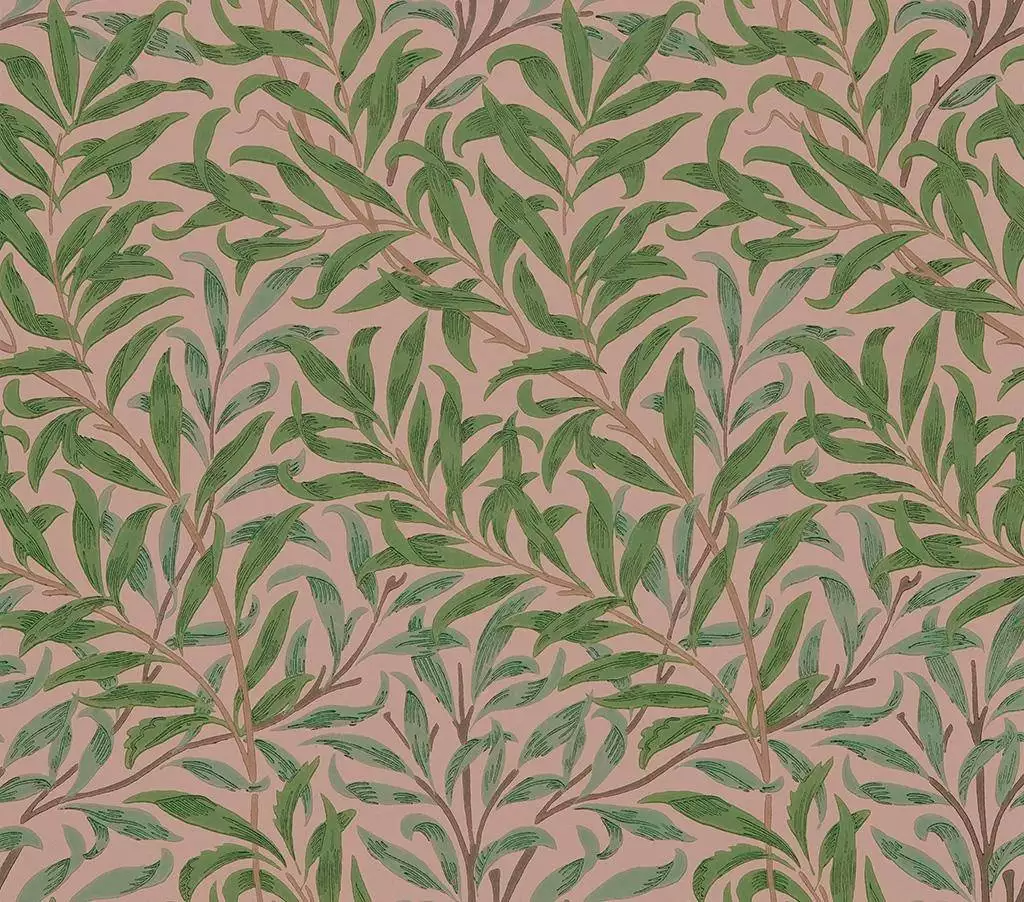 Willow Bough Pink/Leaf Green