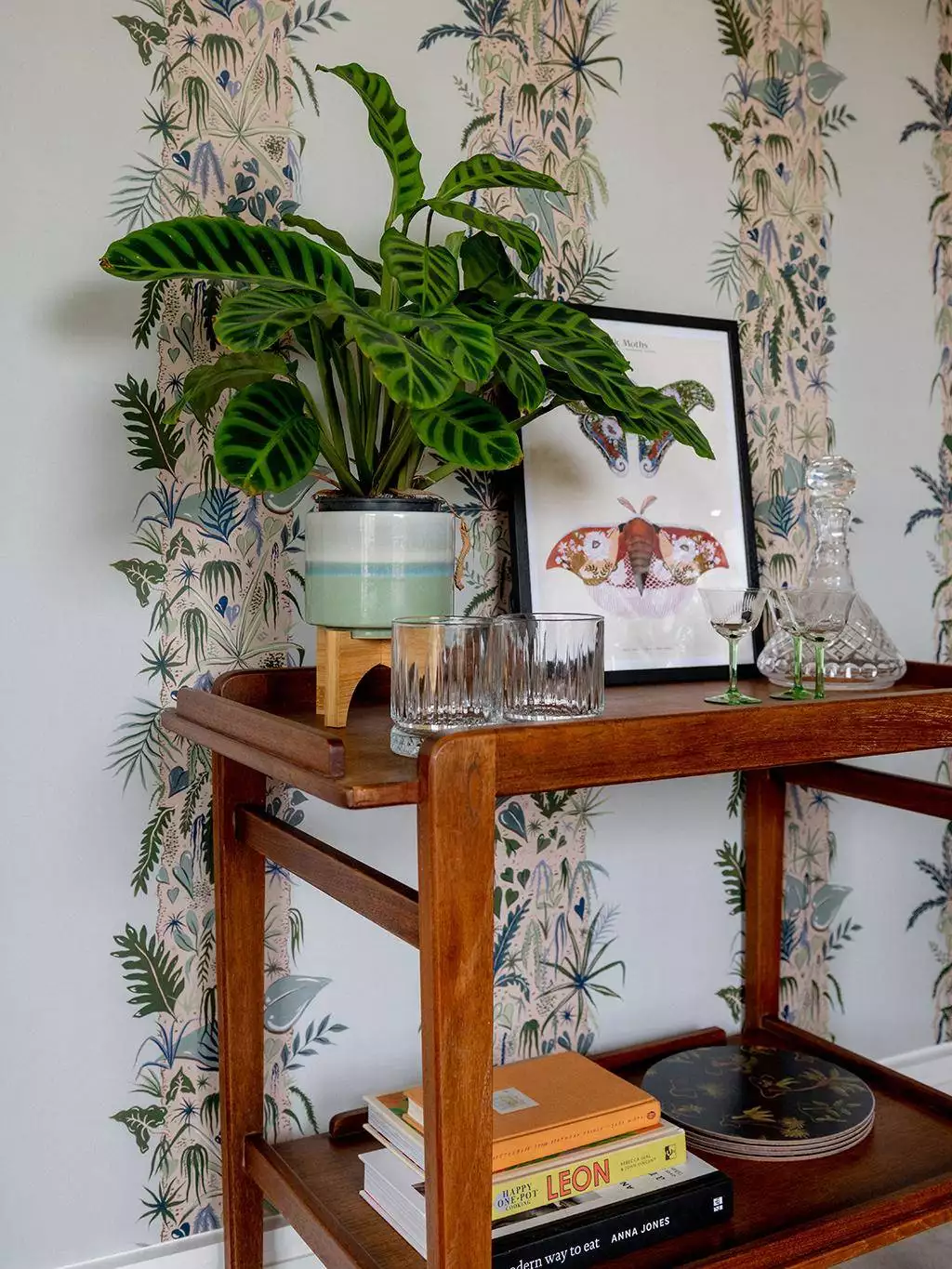 Monte Verde Wallpaper in Duck Egg-Blue