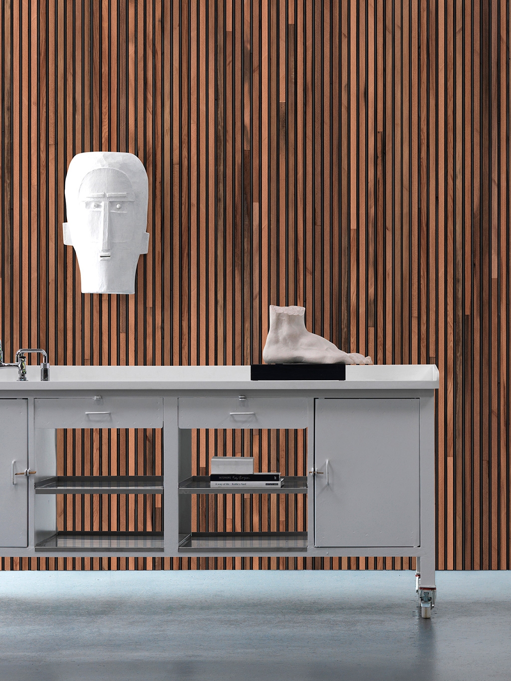 Timber stripes wallpaper, col. 01 - tapeten mit