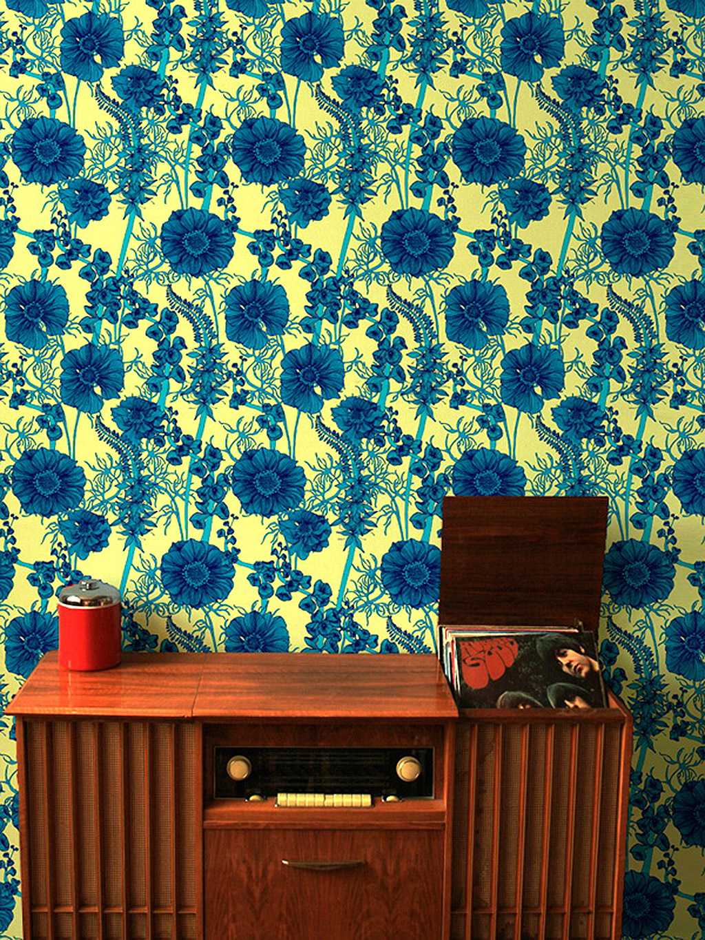 Summer Garden, dark blue