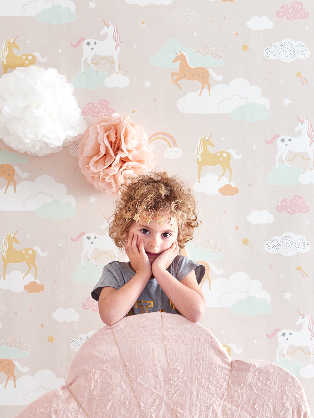 Rainbow treasure, lovely pastel pink - skandinavisches design