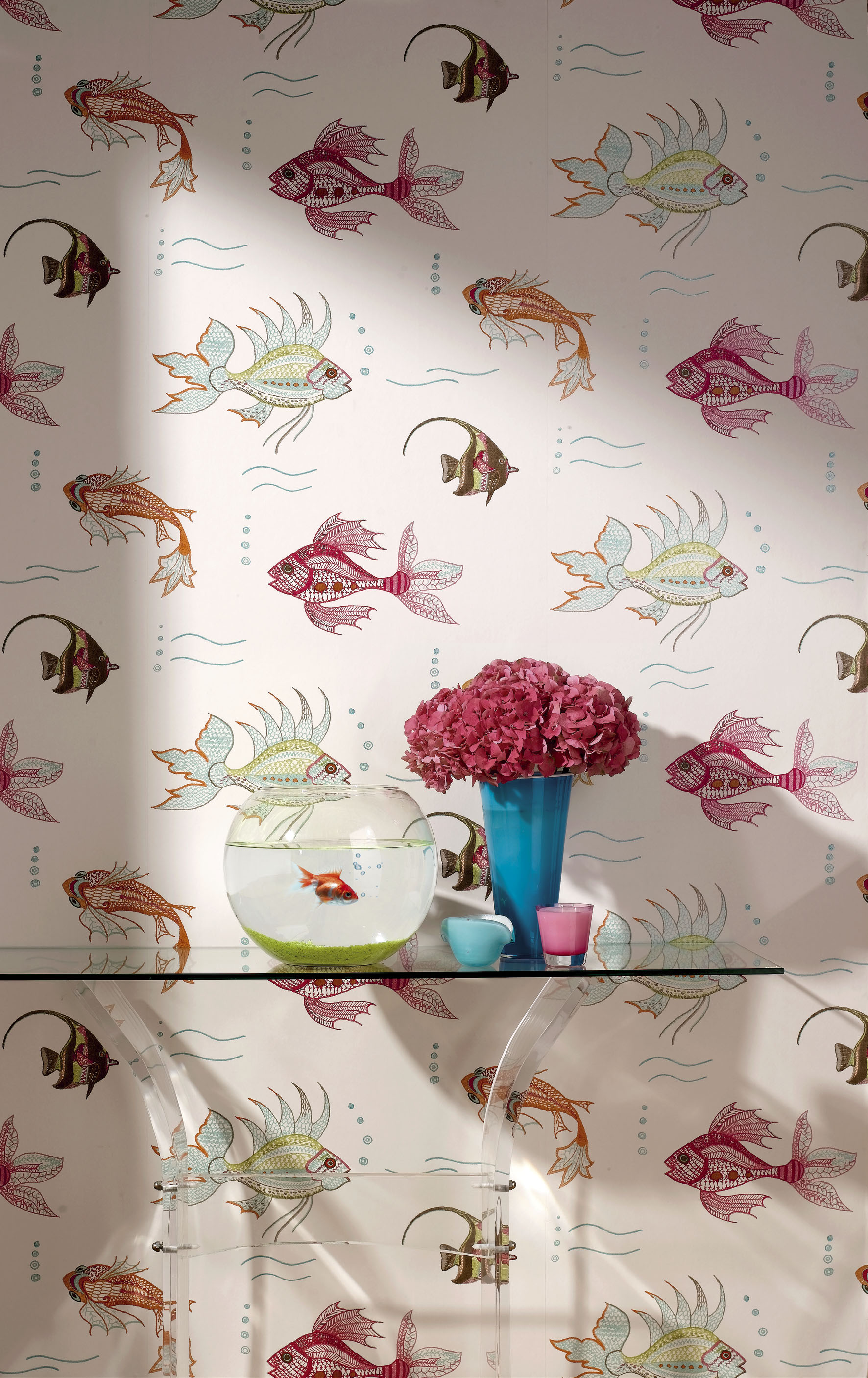 Aquarium, col. 03 - tapete mit muster