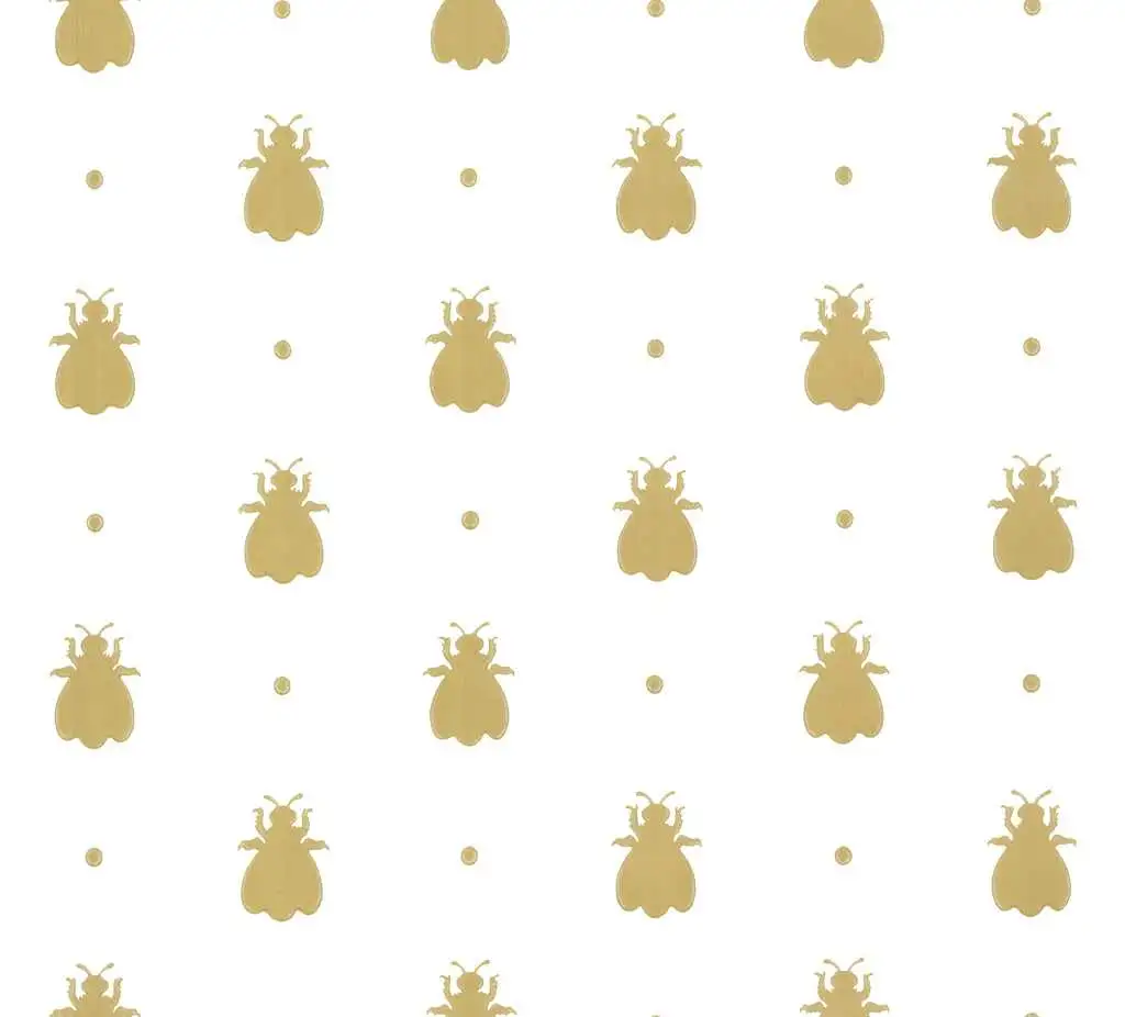 Rapport Bumble Bee - Tier Tapeten - Creme - Gold - FARROW&BALL