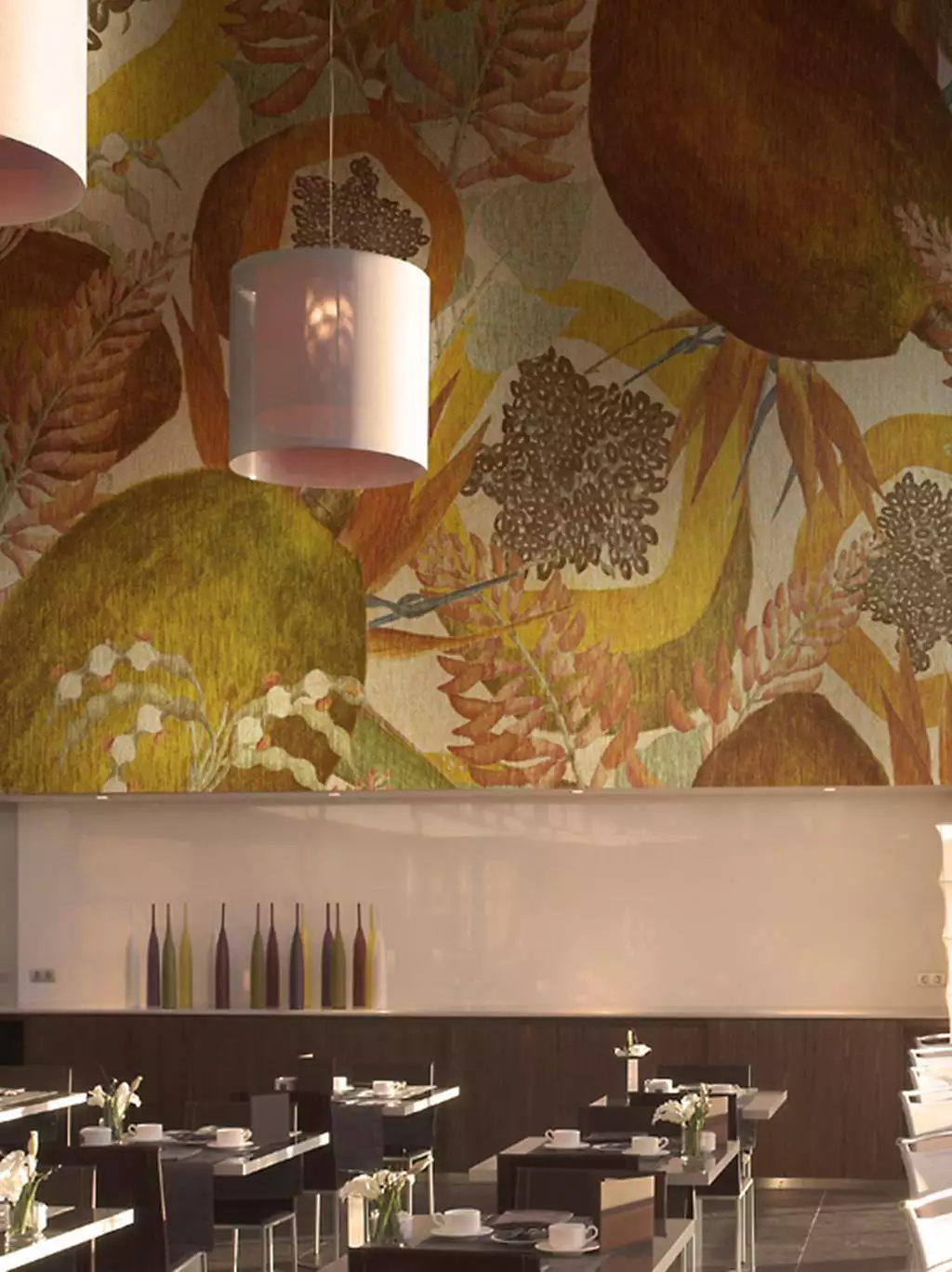 Mango - Blumen - Blätter - Florale Muster - FotoTapeten - Früchte - Multicolor - CO.DE