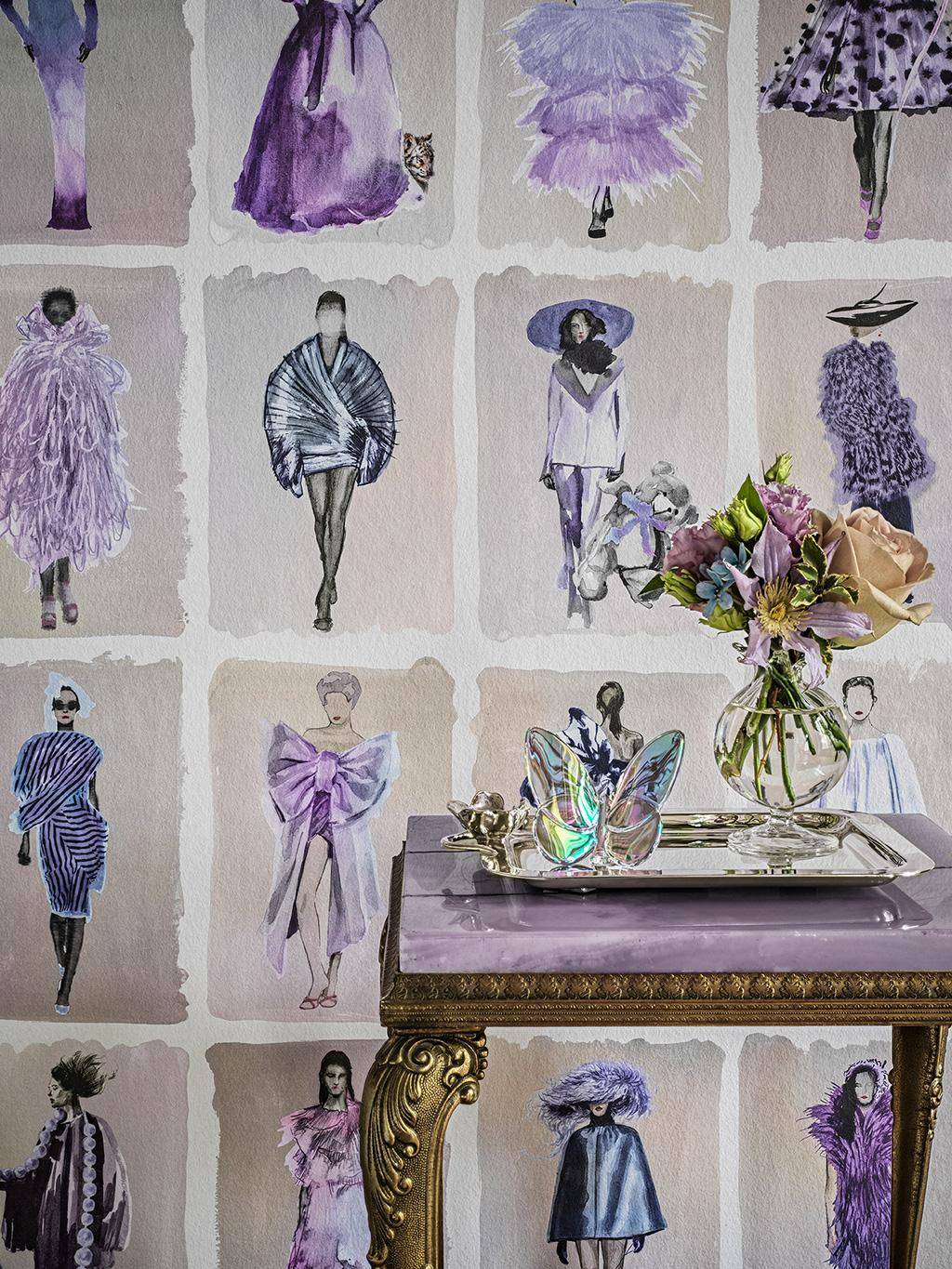 Couture Carousel, lavender