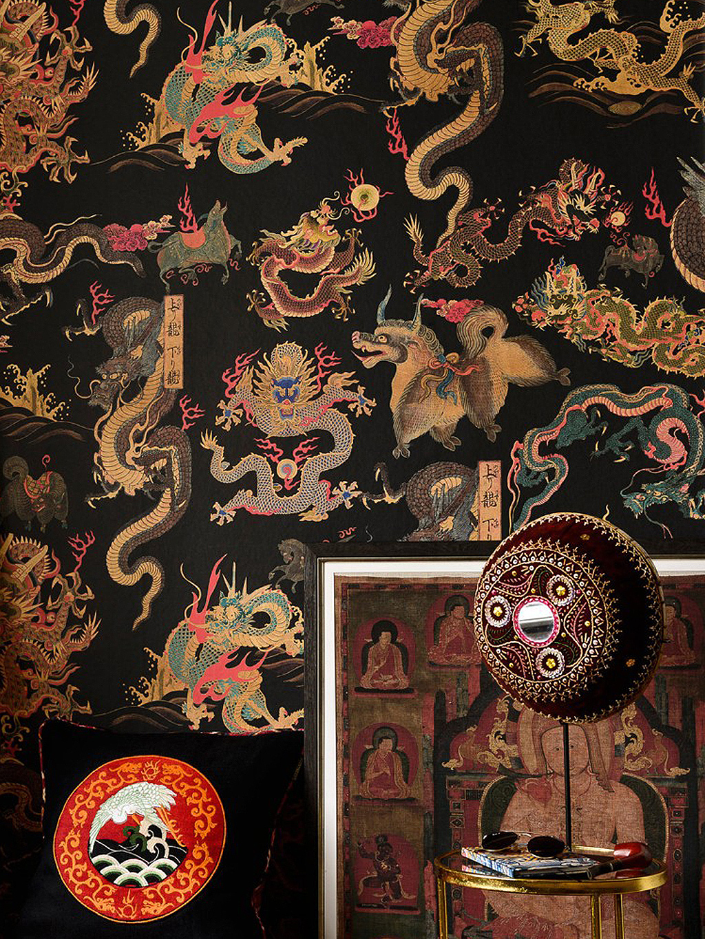 Dragons of Tibet - design tapete
