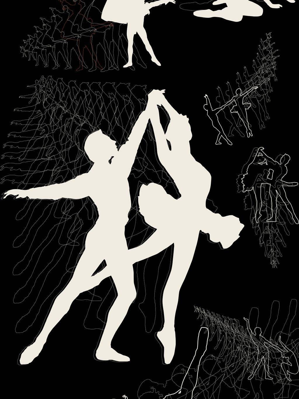 Fototapete Panel Ballet | Sabine Röhse