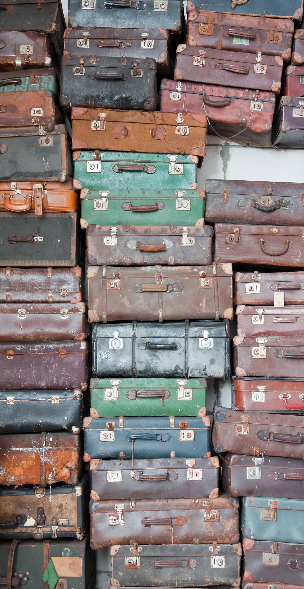 Vintage Koffer - fototapete für