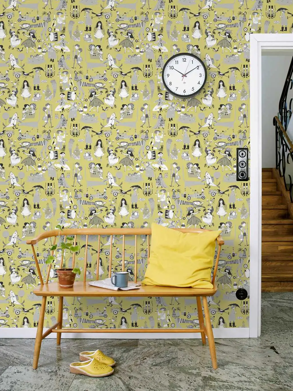 Vära Visor, col.02 - Figuren - Gegenstände - Zeichnungen - Limette - Schwarz - Weiß - Emil Rotter