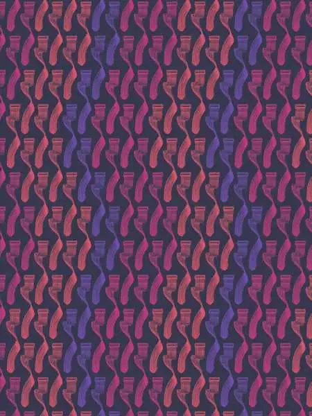 Geometry, reds/purple on black