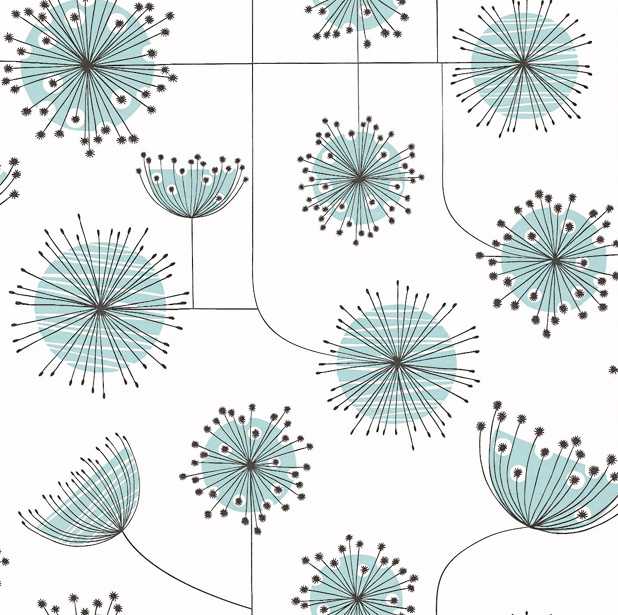 Dandelion Mobile, col.04 - tapeten in
