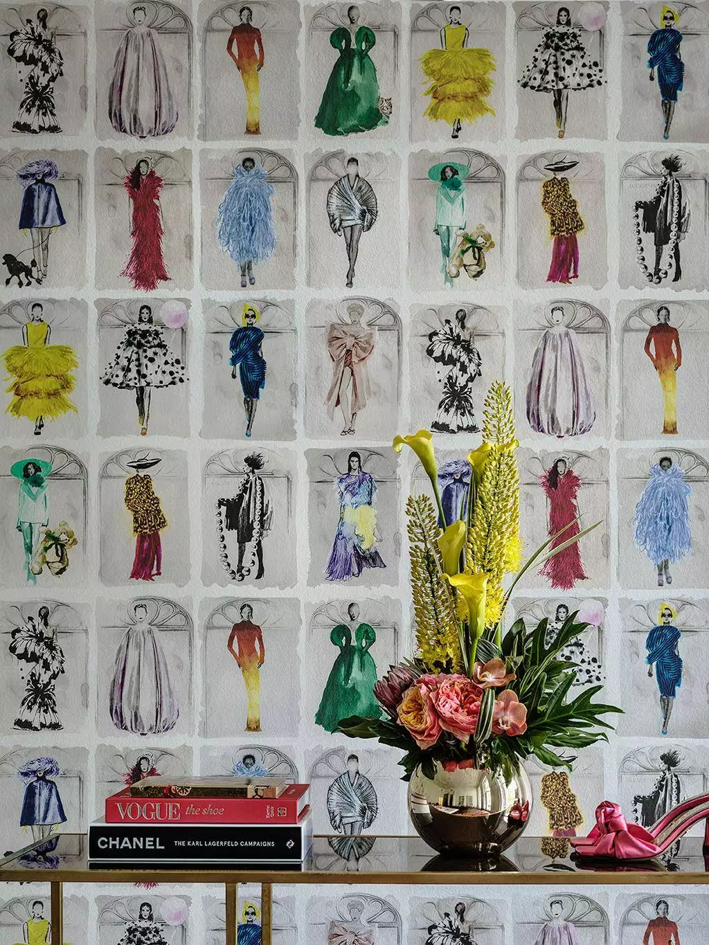 Couture Carousel, bright multi pearl