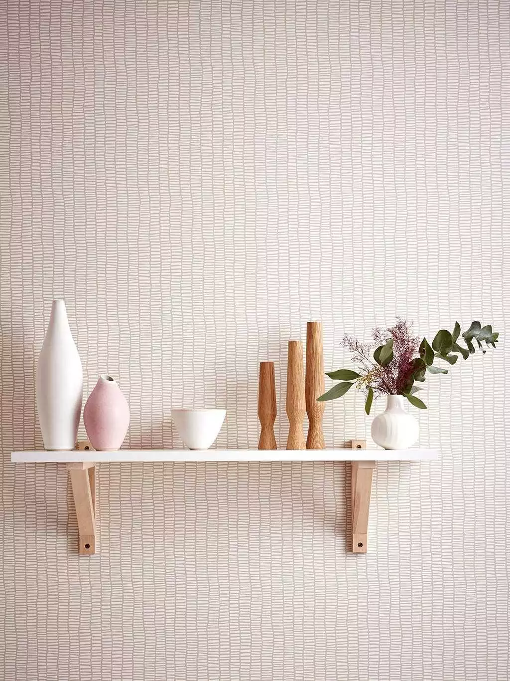 Tocca, col. 07 - Streifen - Hellbraun - Weiß - Sanderson 