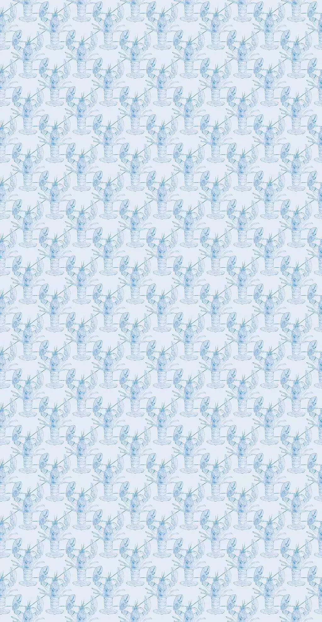 Lobster, sky blue