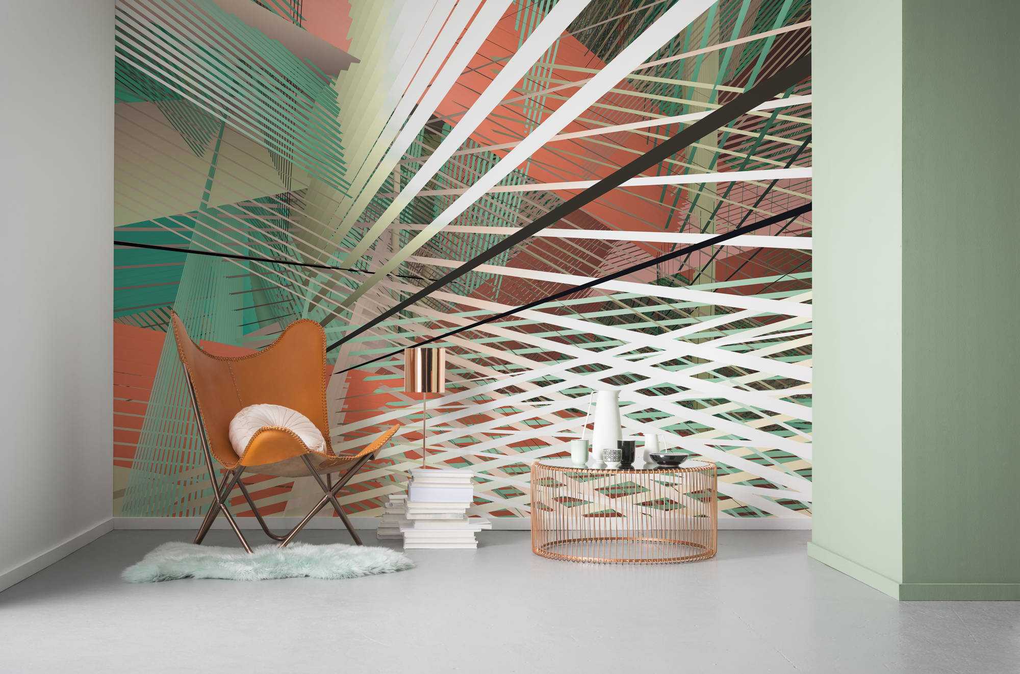 Space Grid, Autumn - mint