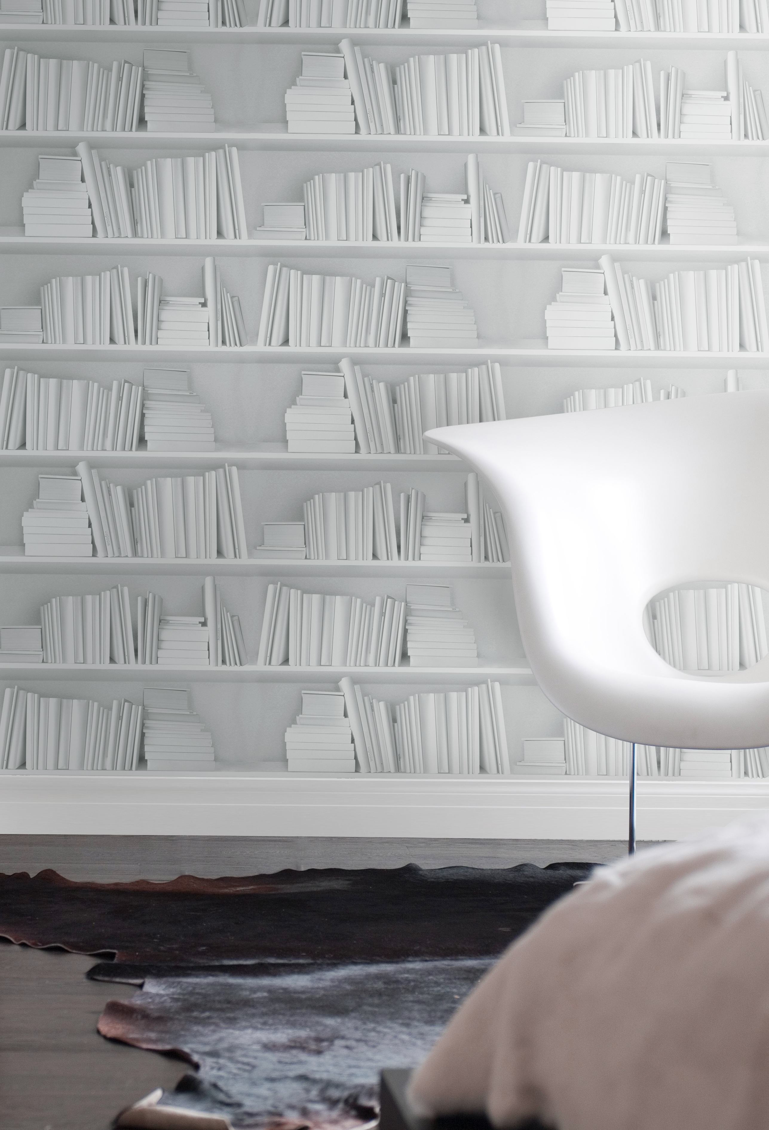 White Bookshelf - design