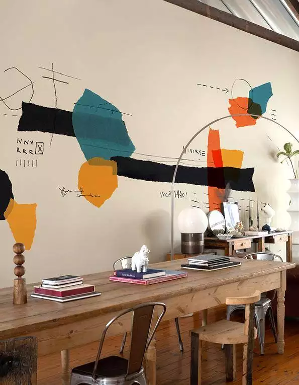 Lettering - FotoTapeten - Grafische Muster - Multicolor - Tres Tintas