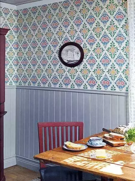 Luitpold, col. 17 - Rauten - Multicolor - Weiß -