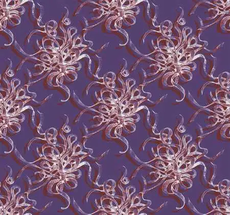 Bahnbreite Ribbon & Hues, col.01 - Formen - Lila - Rot - Silber - Georgia Horton