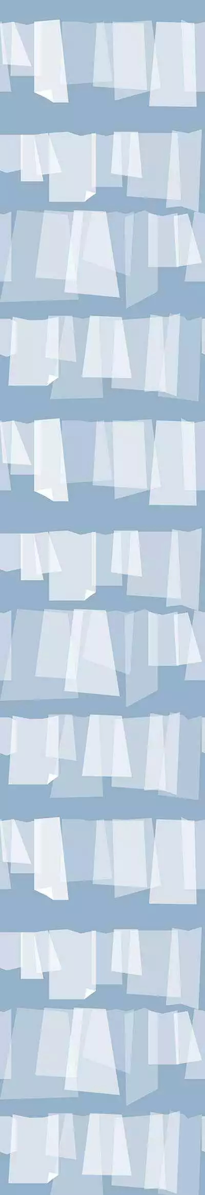 Blue Edition - Schemen/Silhouetten - Streifentapeten - Streifentapeten: - Hellblau - Weiß - Carlos