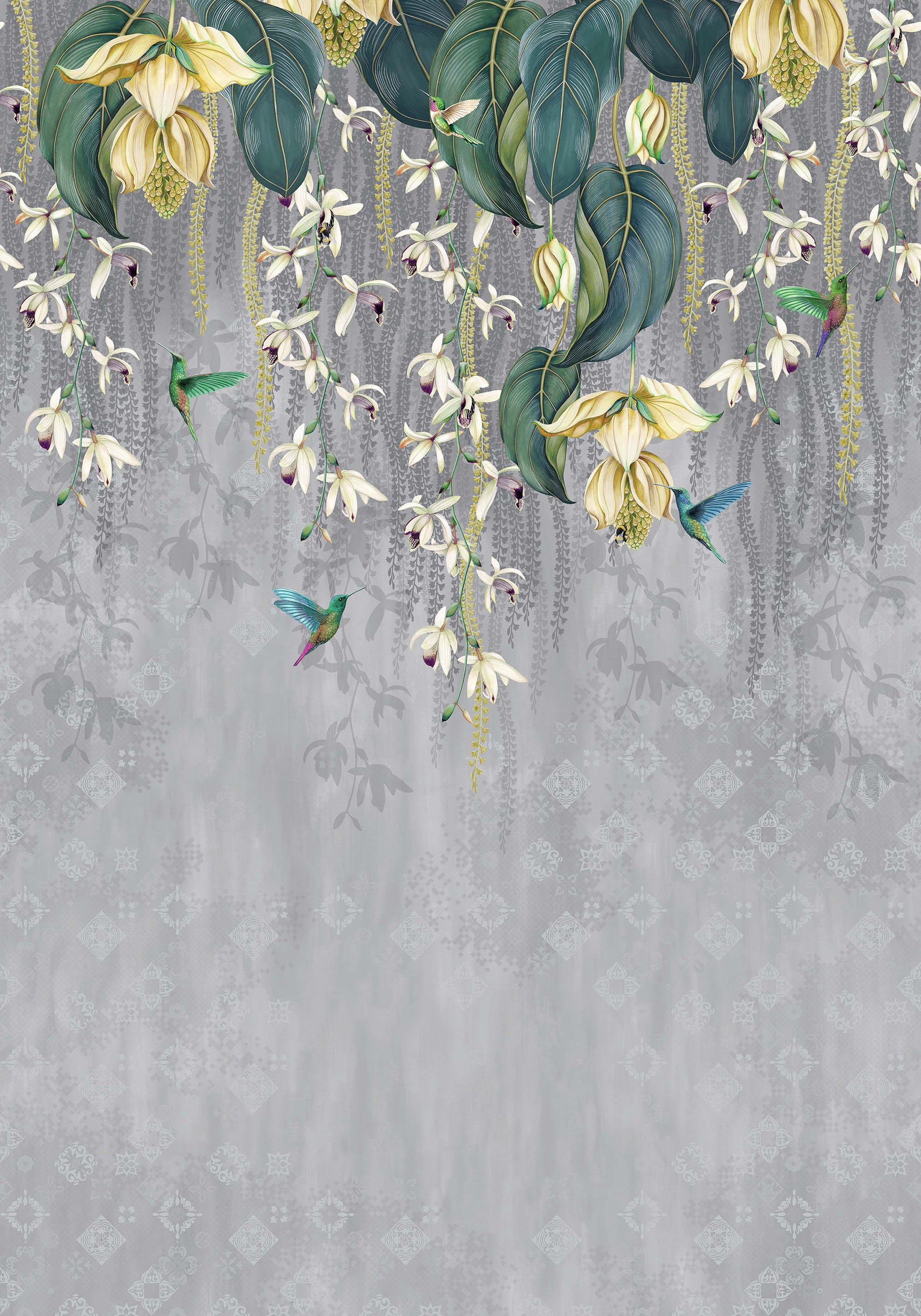 Trailing Orchid, col. 2 - vliestapete muster