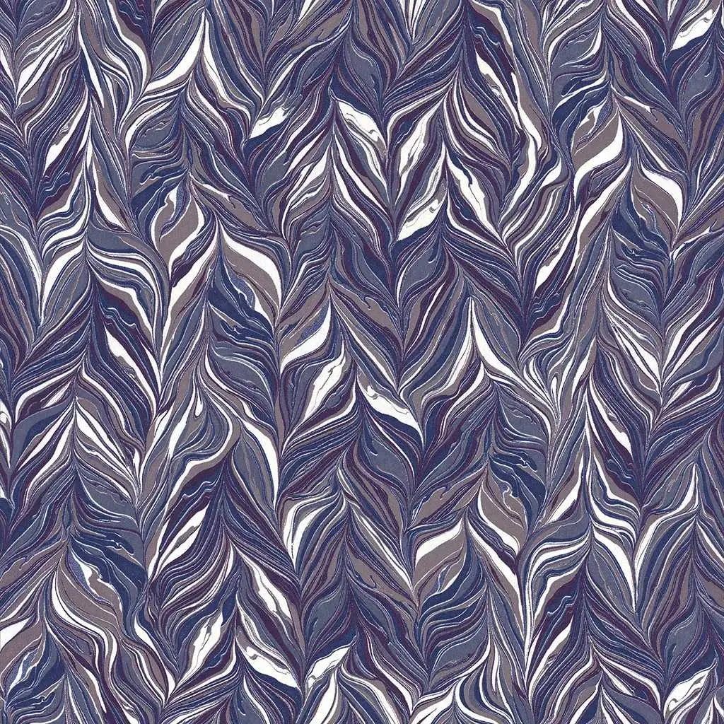 Miller, col.12 - 20-50er - Blau - Texdecor