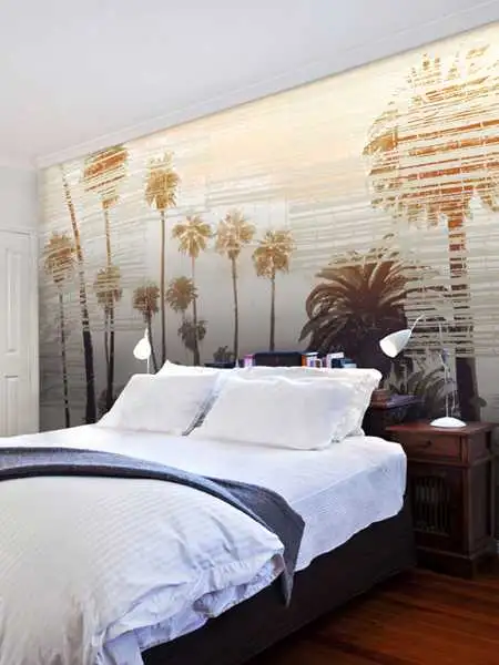 Raumbild Hollywood, col.03 - Bäume - Farbverlauf - Tres Tintas