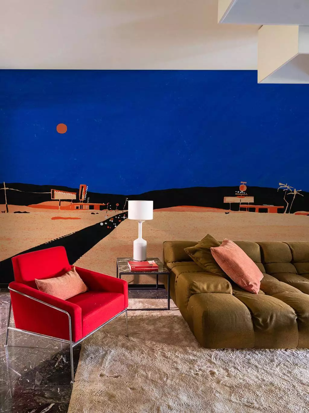 Road trip - FotoTapeten - Landschaft - Moderne Muster - Multicolor - Tres Tintas