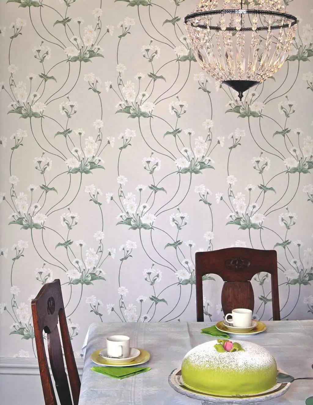 Raumbild Imke - Blumen - Creme - Gelb - Weiß - Emil Rotter