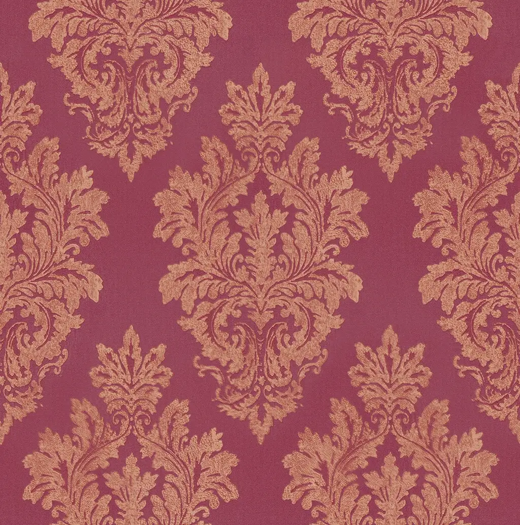 Bahnbreite Valerius, col. 5 - Ornamente Tapeten - Rot - Schmitz