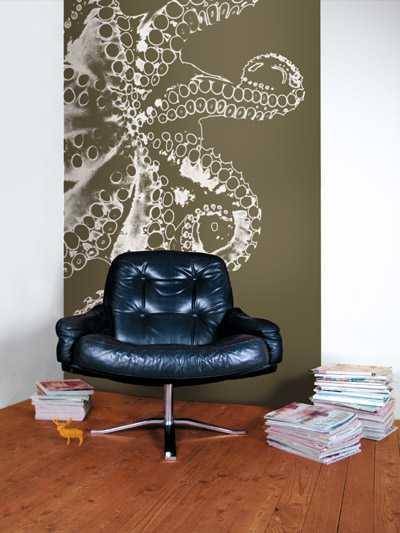 Octopus, verde - für wand