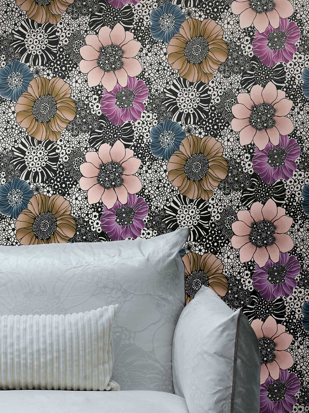 Anemones col.01 - wallcoverings
