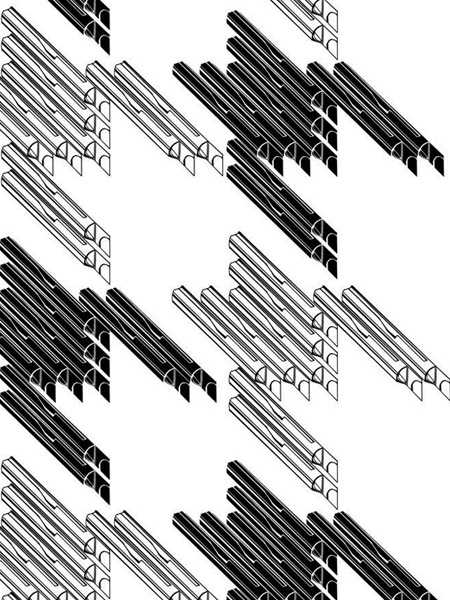 Black keys, black on white