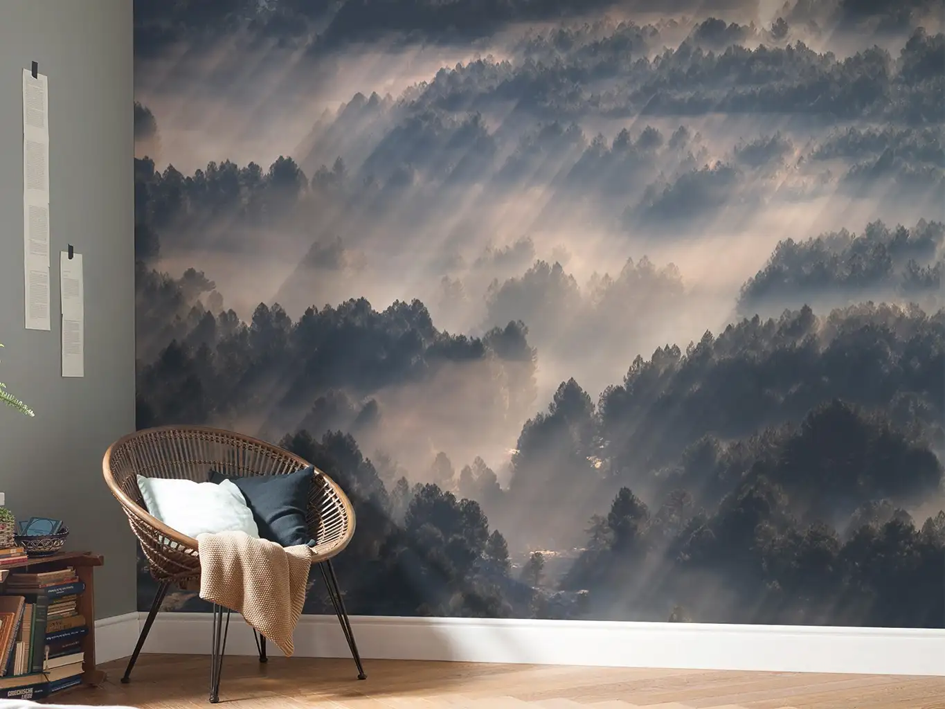 RAYS - Landschaft - Multicolor - Komar.Vlies