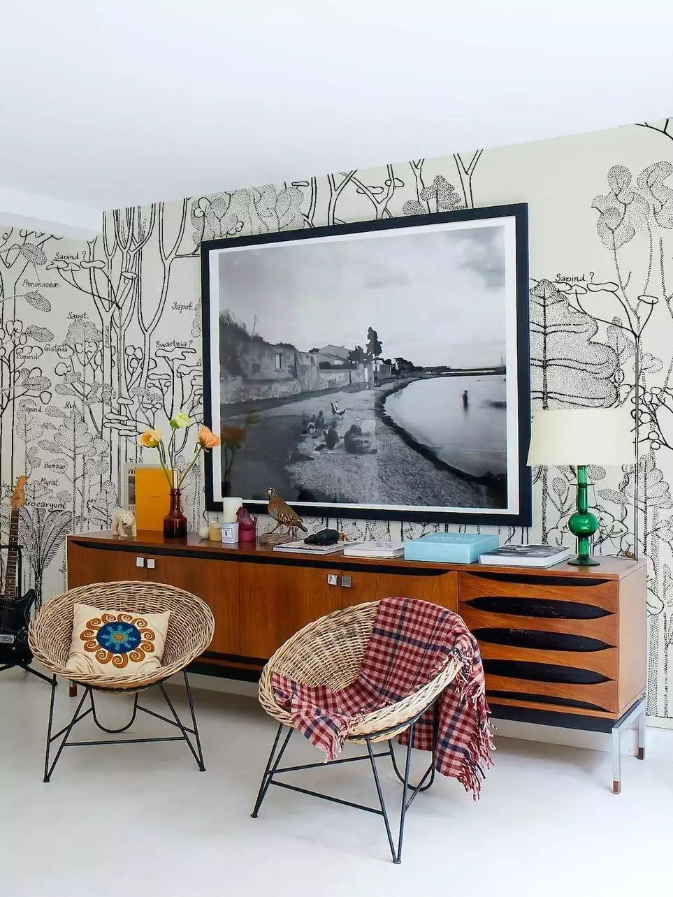 Francis Halle, Small - Zeichnungen - Creme - Schwarz - Schwarz und Weiß - Bien Fait