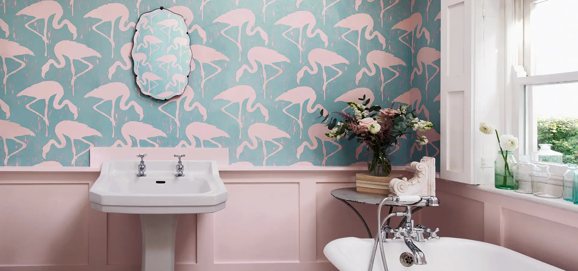 badezimmer tapeten | wasserabweisende tapeten online kaufen