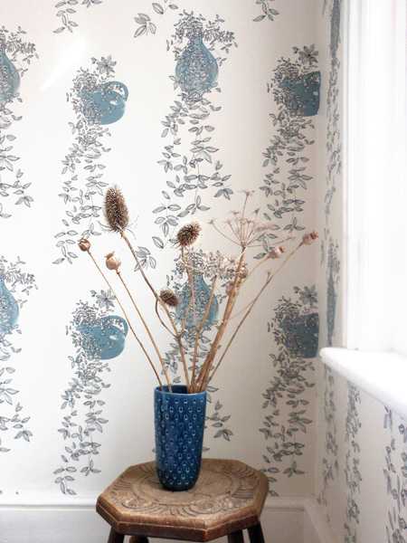 Traily Plant, grey - shabby chic