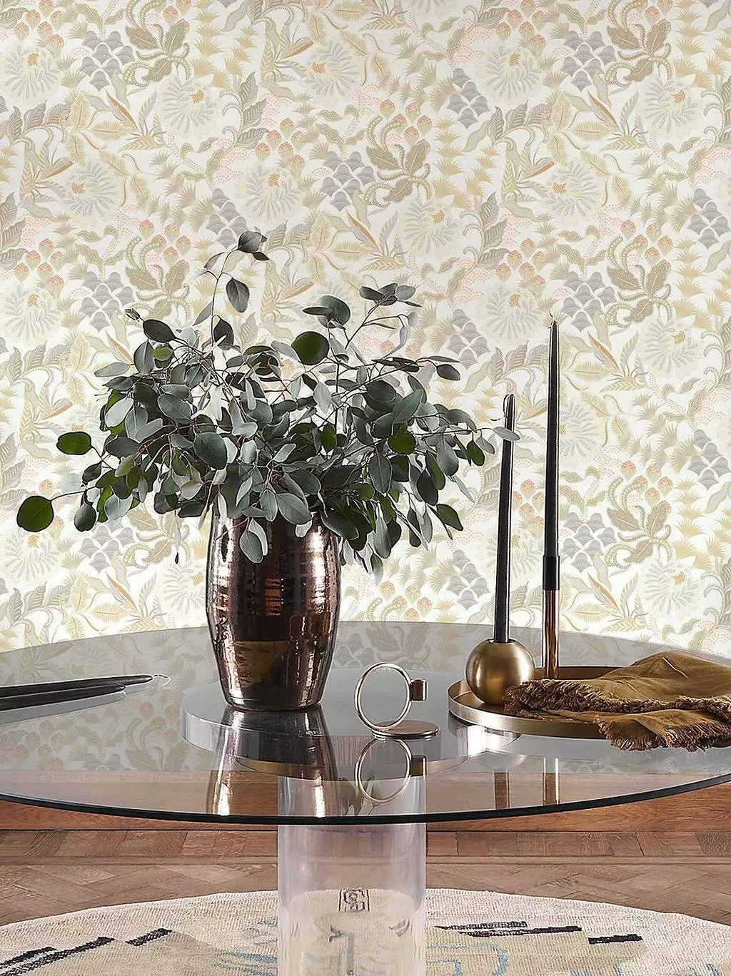 Bloomsburry, col. 05 - Blumen - Blätter - Florale Muster - Multicolor - Casadeco