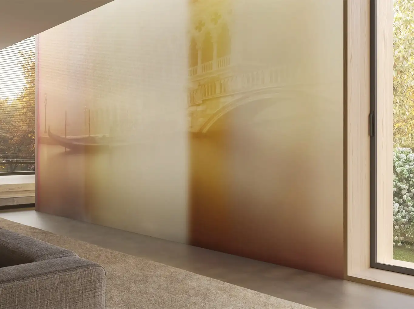 Raumbild SERENISSIMA - Gebäude - Nautic - Schiffe - Seil - Wasser - Multicolor - Glamora